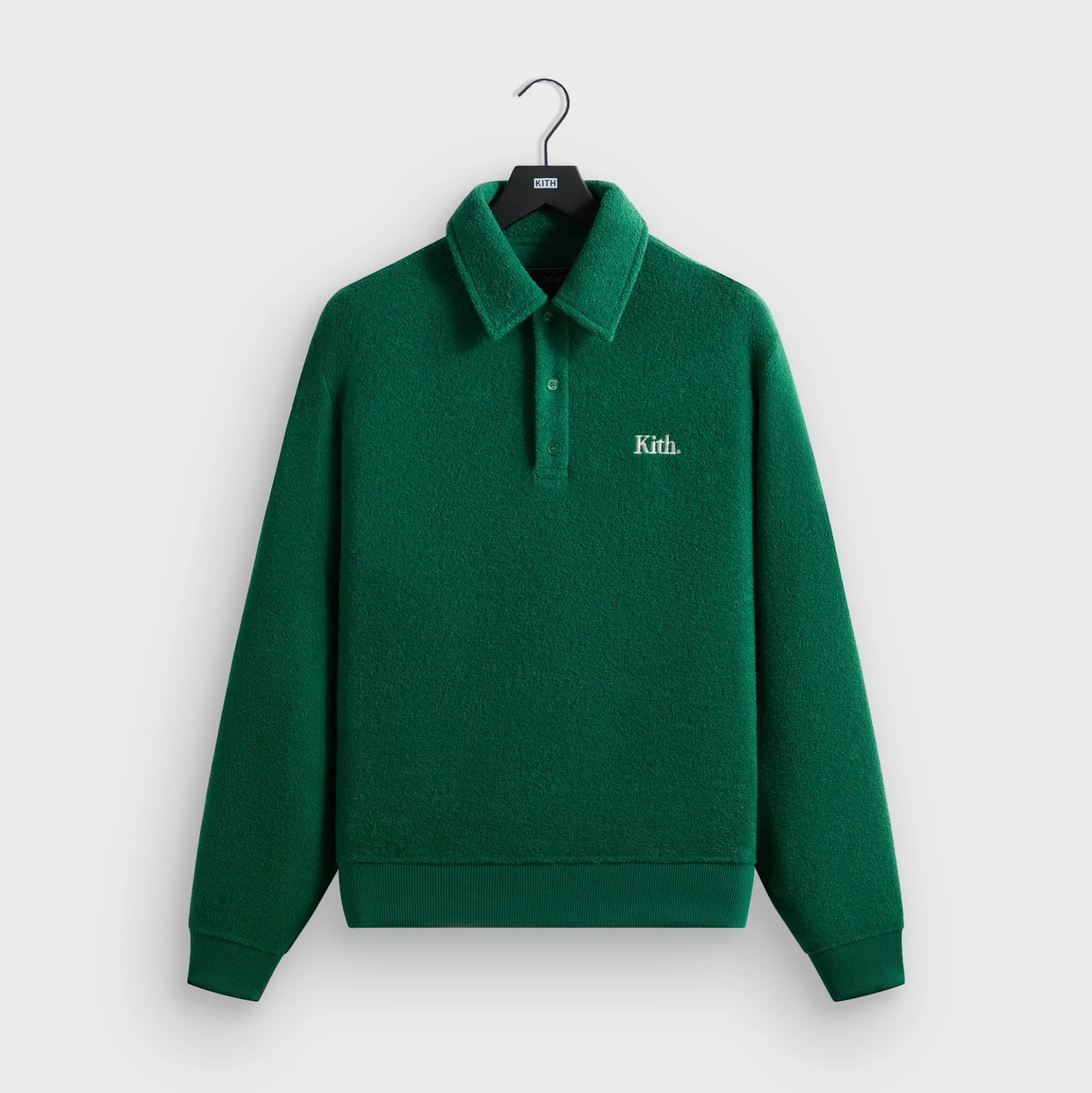 Kith Towel Boucle Long Sleeve Drew Polo
