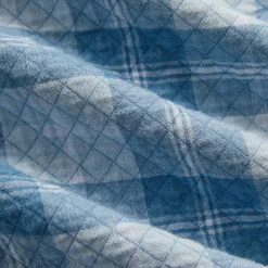 Kith Washed Indigo Plaid Henson Shirt