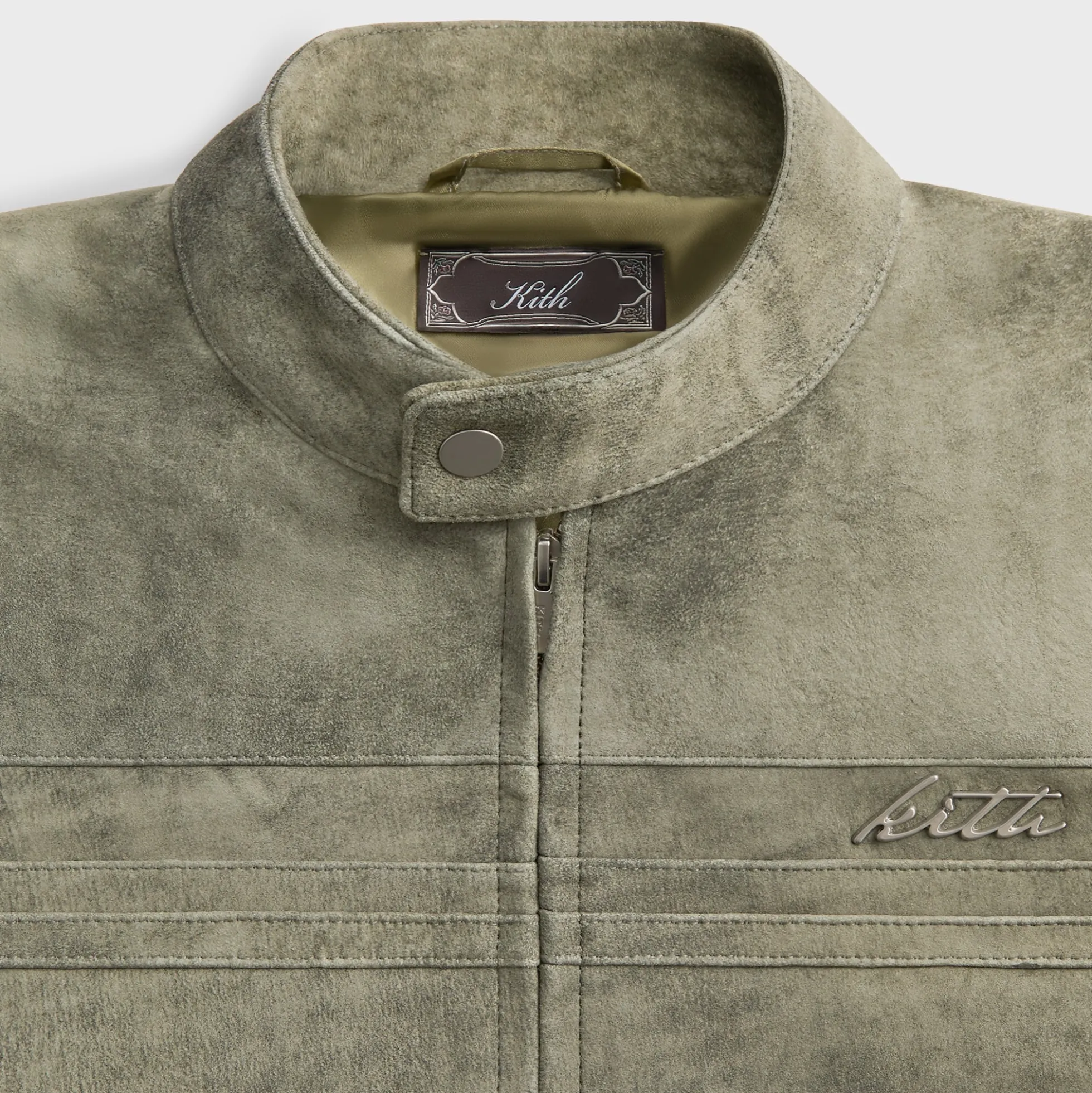Kith Washed Suede Rossi Moto Jacket