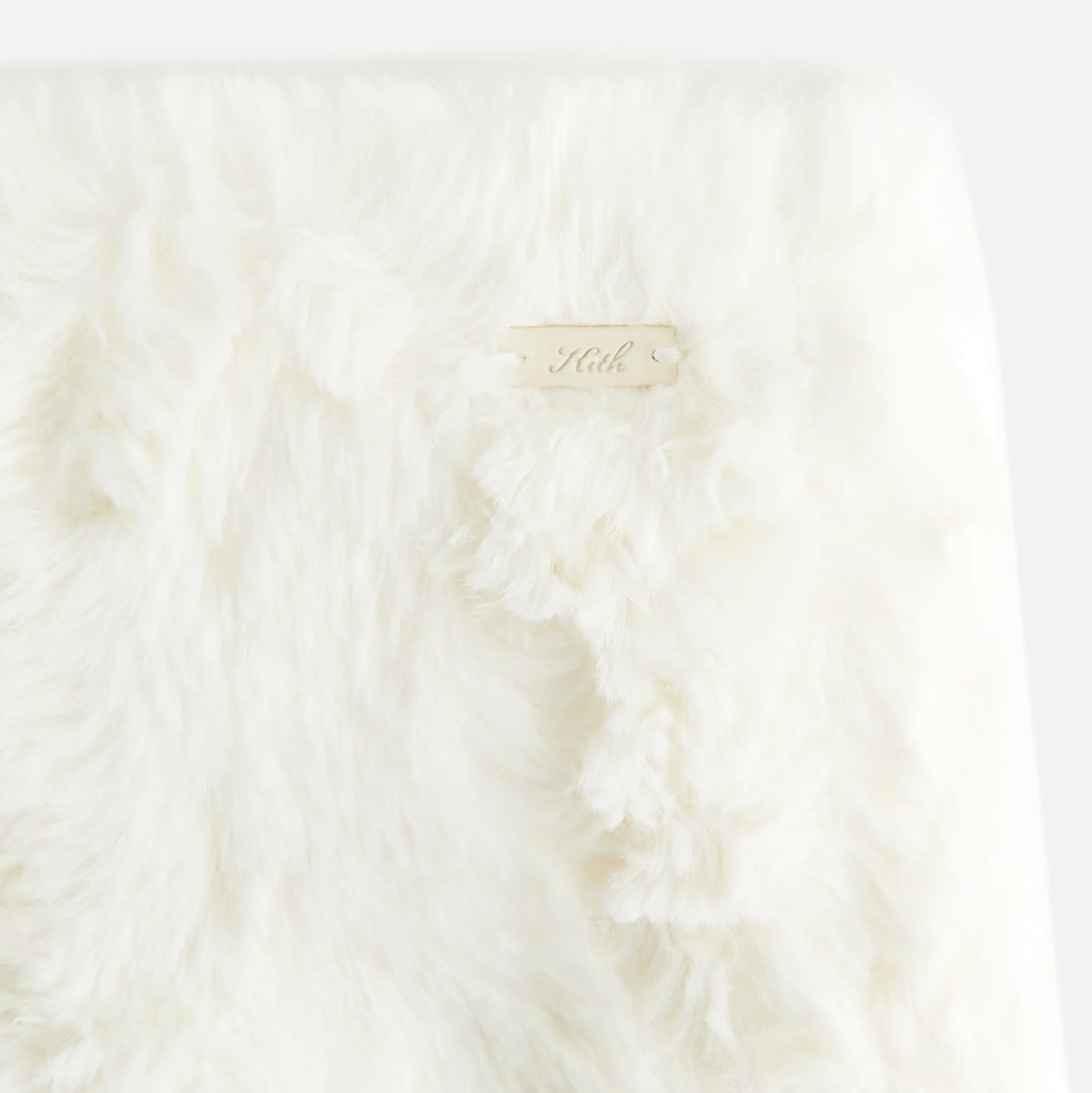 Kith Women Ashtyn Cowlick Fur Mini Skirt