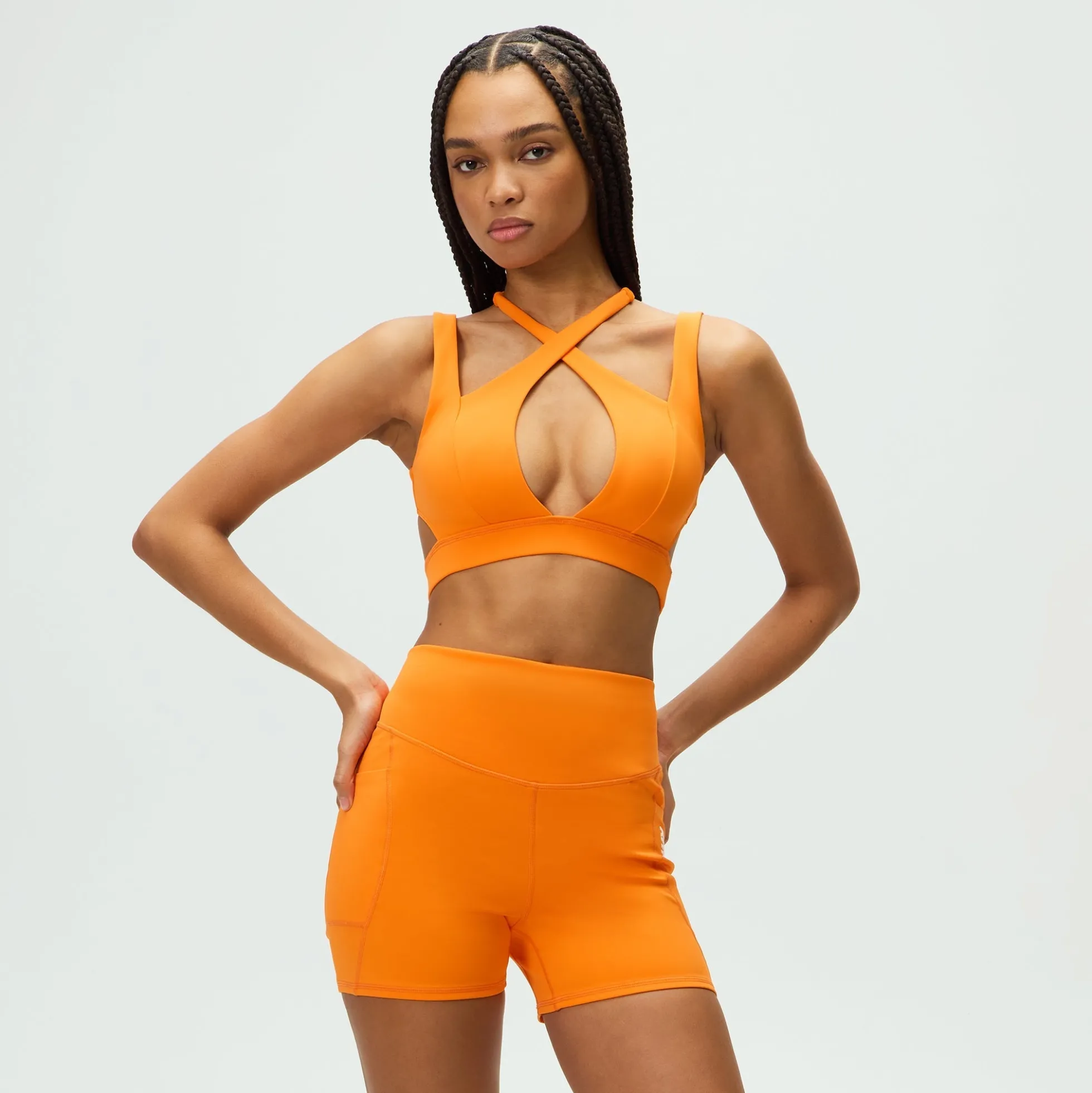 Kith Women Enhance Cross Halter Bra