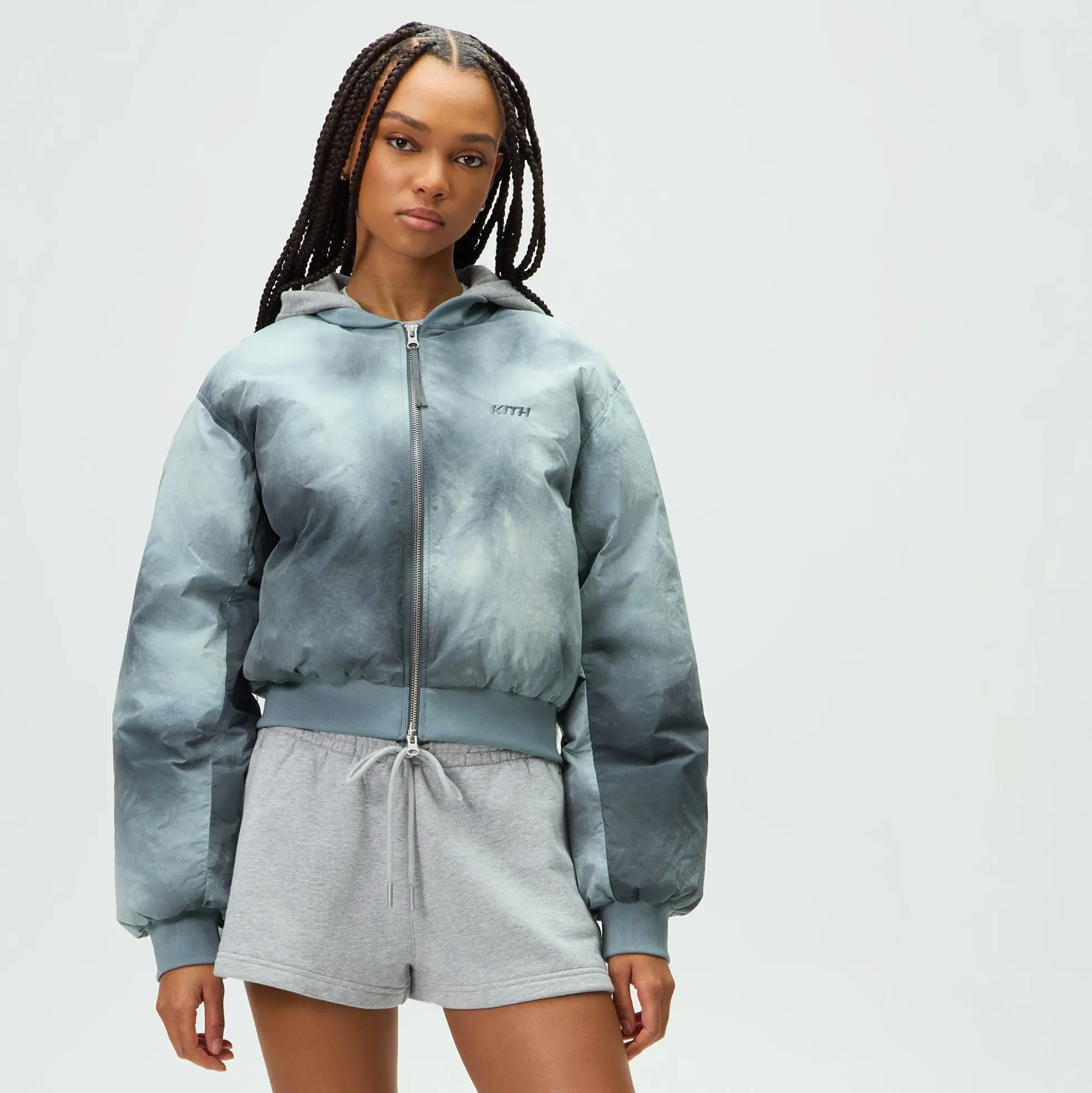 Kith Women Gorman II Washed Nylon Bomber Jacket