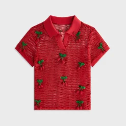 Kith Women Hedi Cherry Sweater Polo