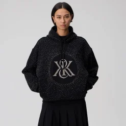 Kith Women Maverick Beaded Crest Hoodie