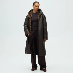 Kith Women Monogram Shearling Coat