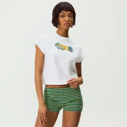 Kith Women Mulberry Vintage Sticker Tee