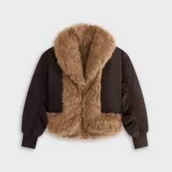 Kith Women Senna Faux Fur Reversible Bomber