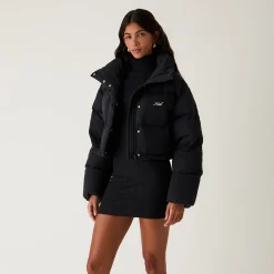 Kith Women Shae Cropped Denim Puffer