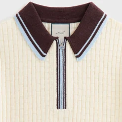 Kith Women Taylen Basketweave Sweater Polo