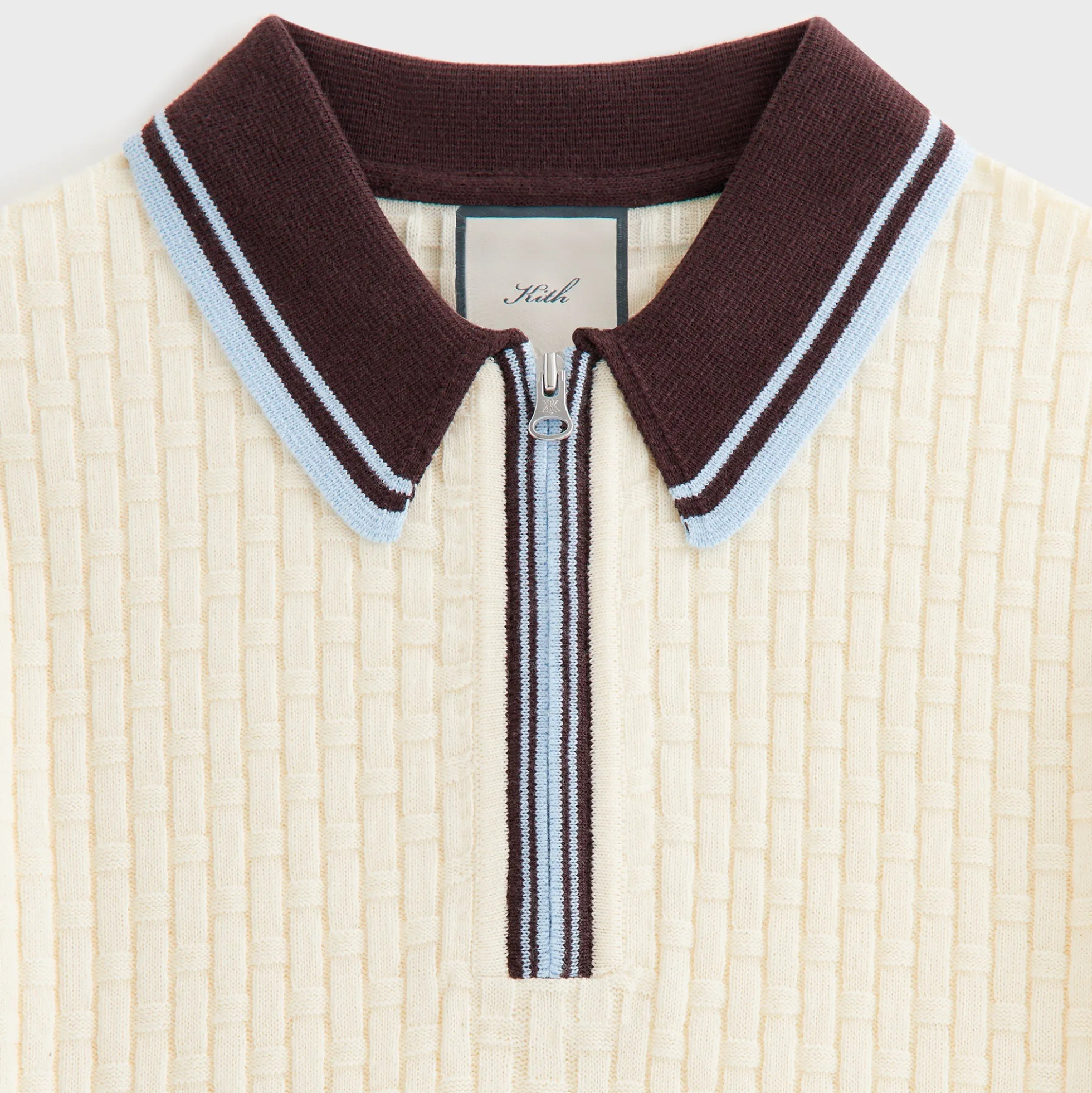Kith Women Taylen Basketweave Sweater Polo
