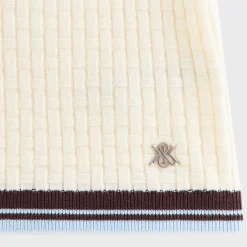 Kith Women Taylen Basketweave Sweater Polo