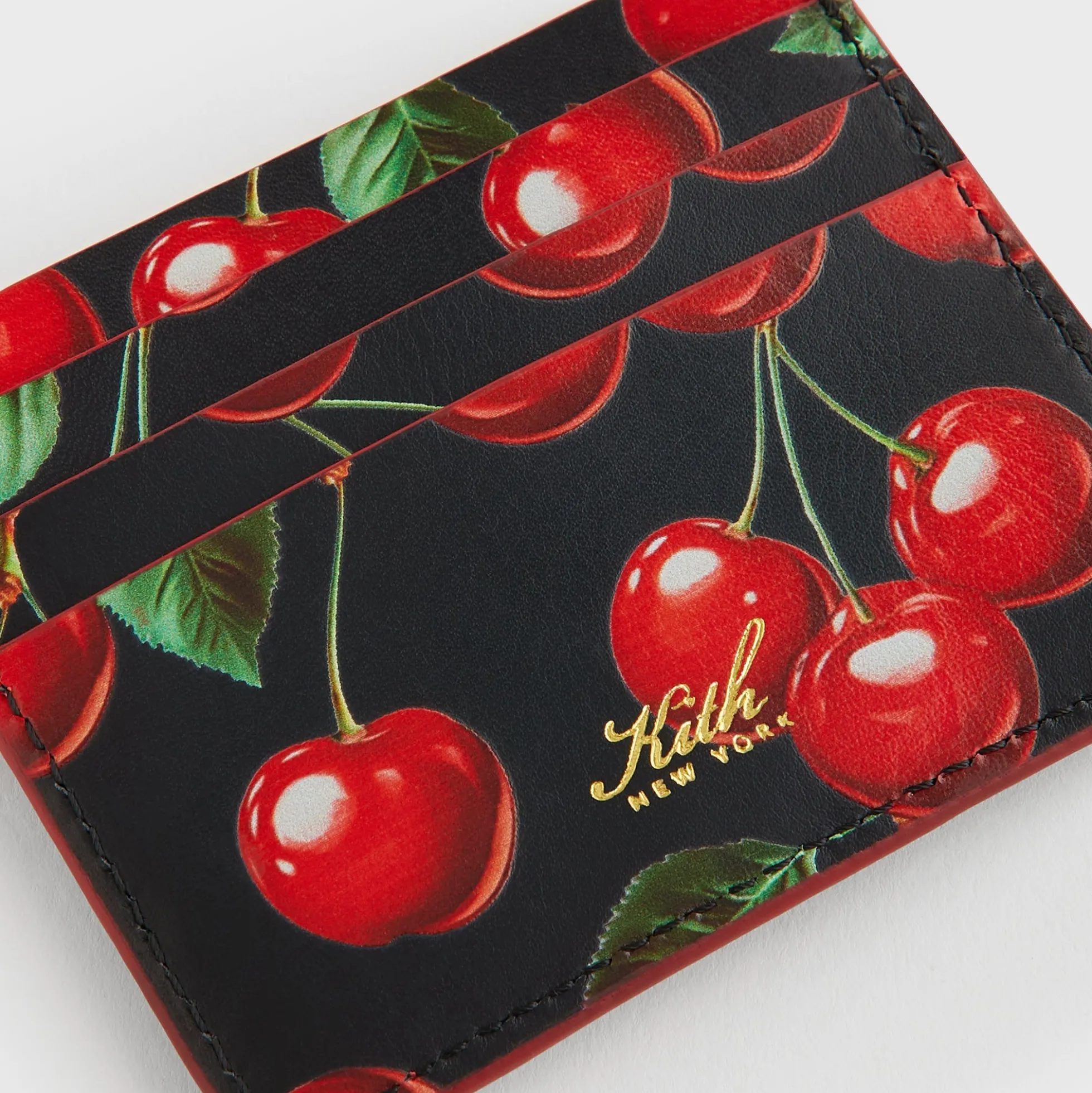 Kith Women Tossed Cherries Notch 6CC Card Case