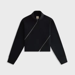 Kith Women Walden Fleece Asymmetrical Quarter Zip