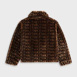 Kith Women Waylon II Shearling Monogram Jacket