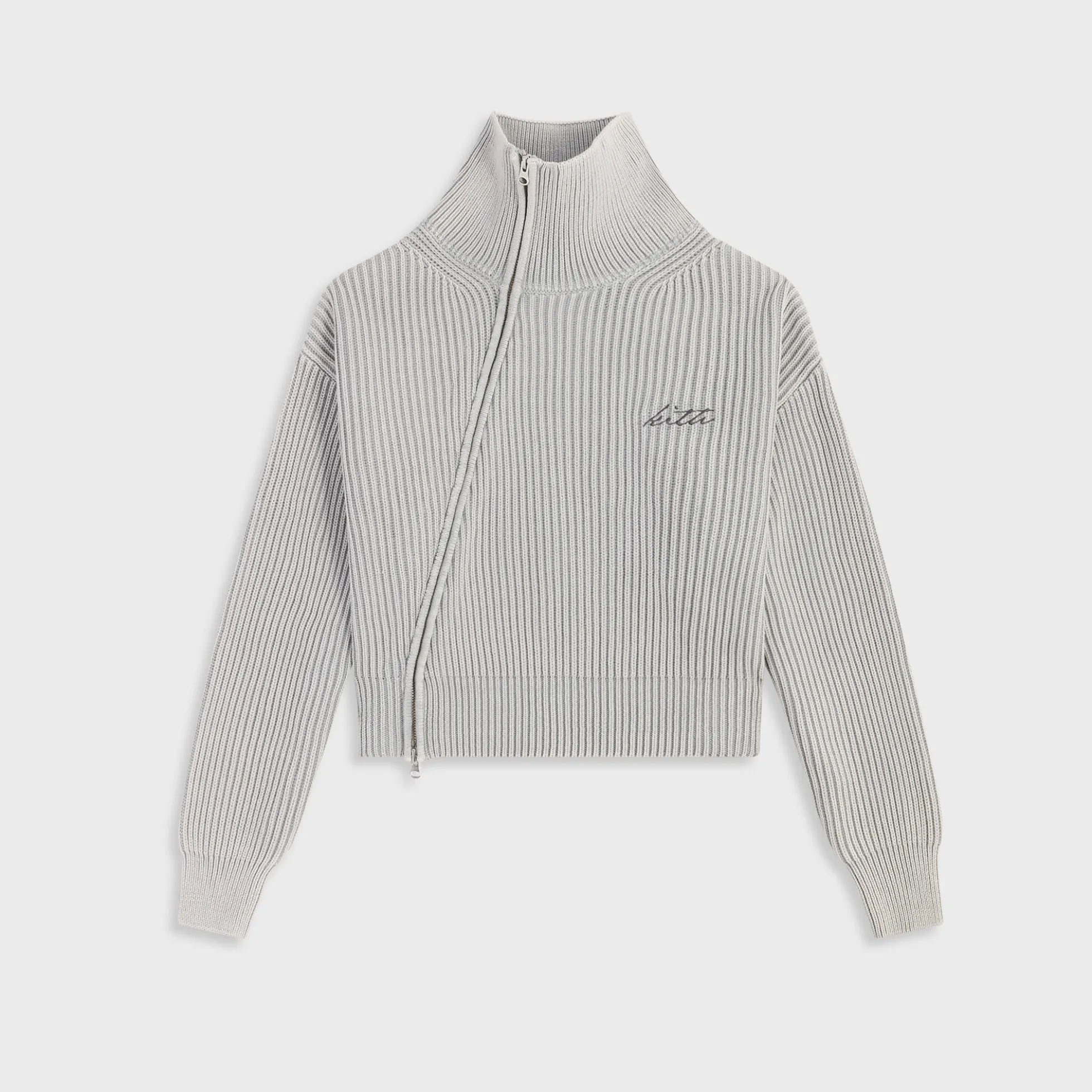 Kith Women Wyler III Asymmetrical Zip Sweater