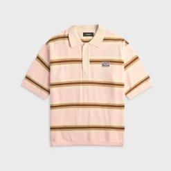 Knit Striped Polo