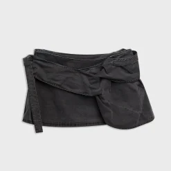 Knotted Mini Skirt