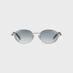 Knowledge 24KT White Gold Sunglasses