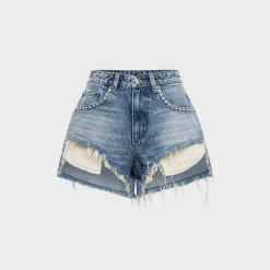 Kulture Krystal Denim Kut Off Short