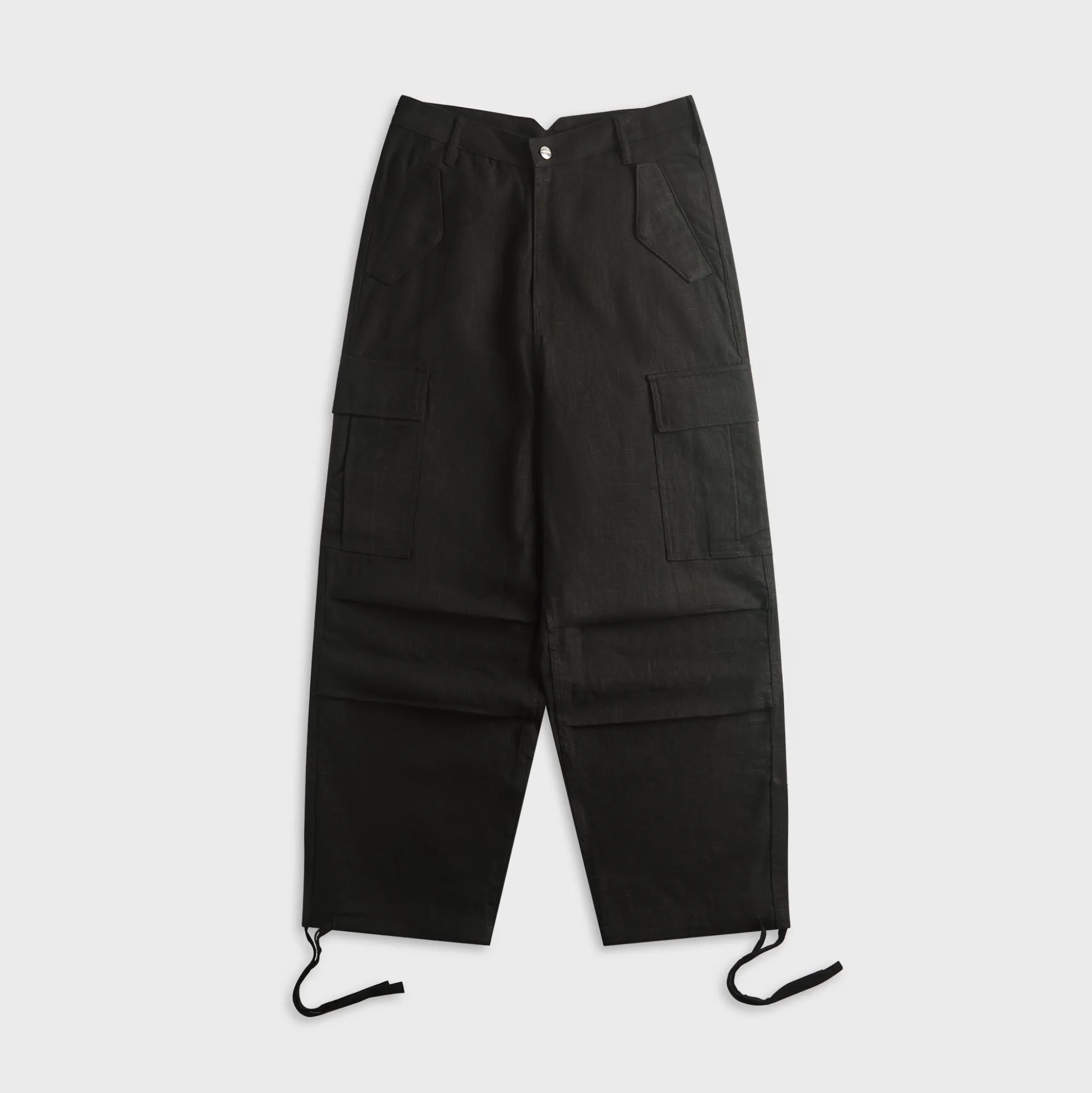 Linen Parachute Cargo Pant