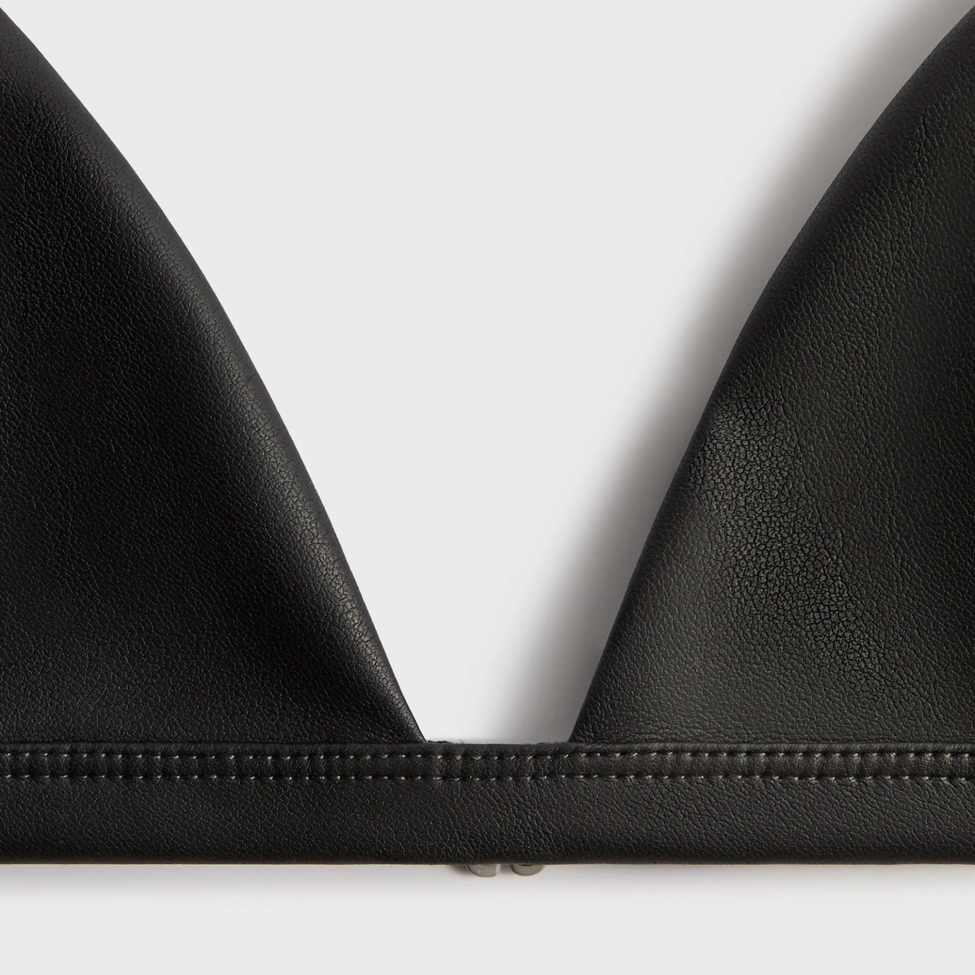 Lisa for Kith Women Braelyn Faux Leather Bra