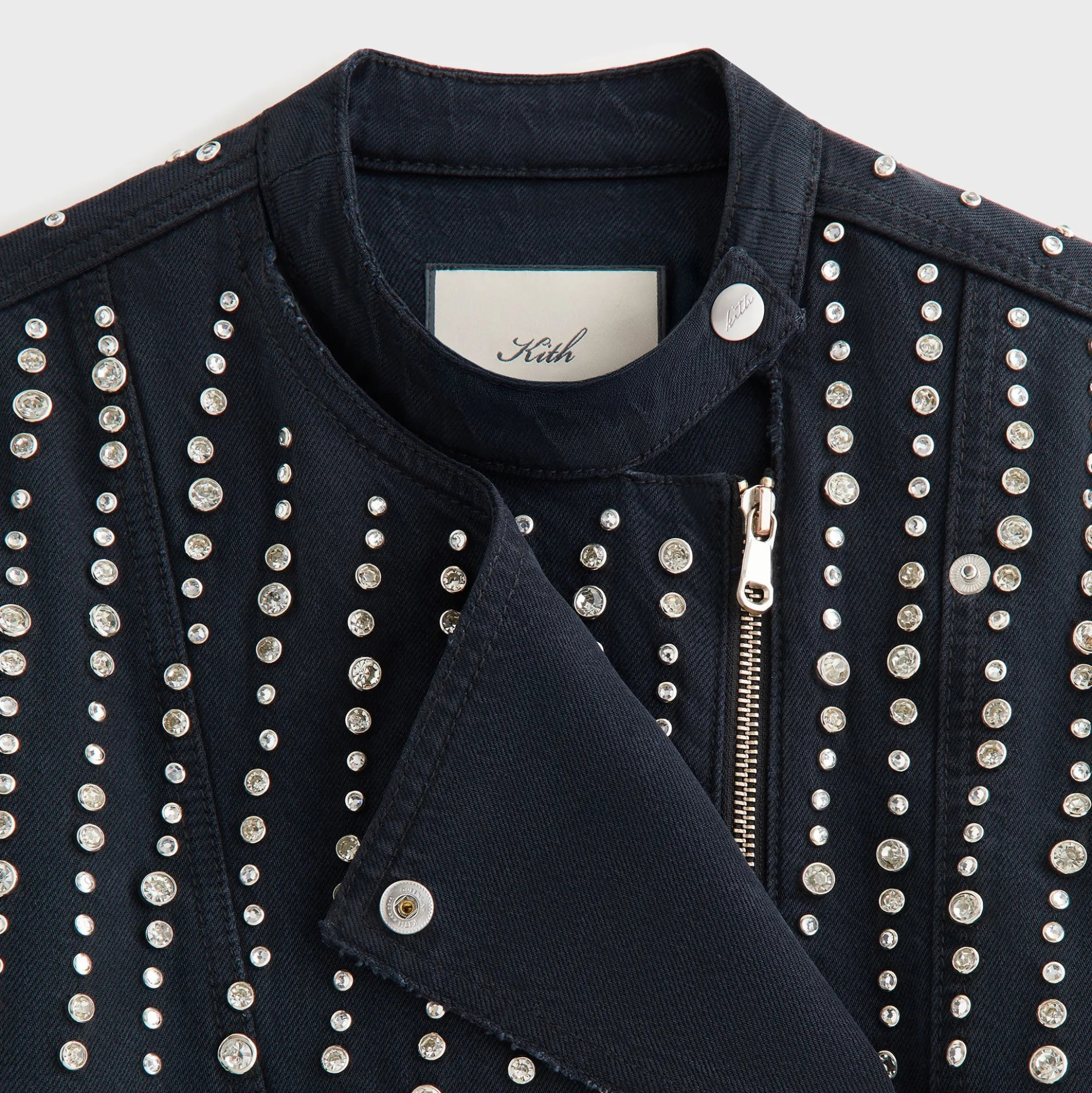 Lisa for Kith Women Deion Studded Denim Jacket
