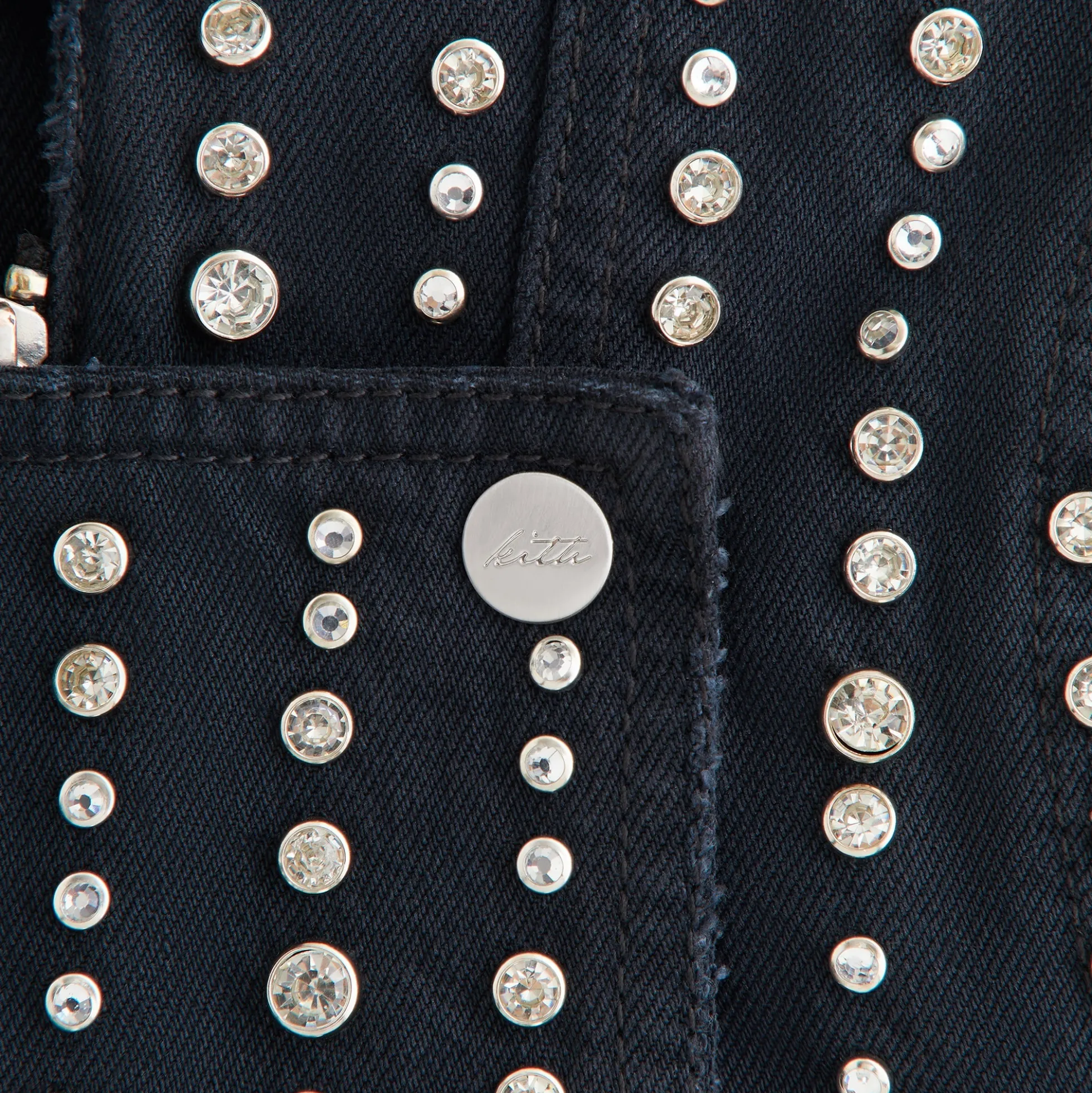 Lisa for Kith Women Deion Studded Denim Jacket