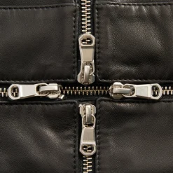 Lisa for Kith Women Hera Convertible Leather Coat