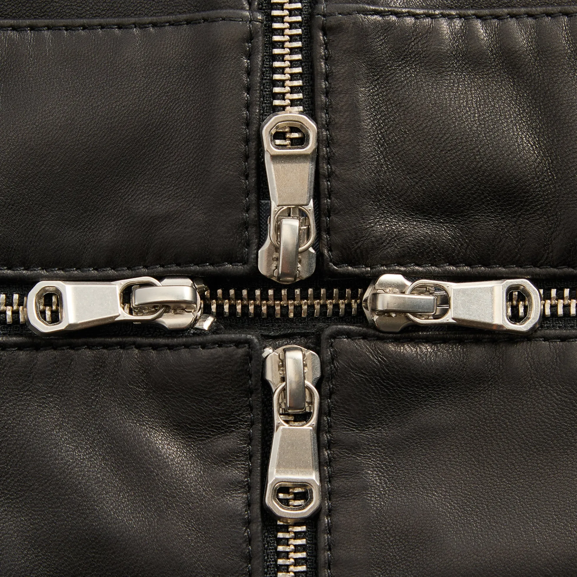 Lisa for Kith Women Hera Convertible Leather Coat