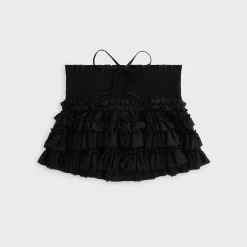 Lisa for Kith Women Mariko Mesh Ruffle Mini Skirt