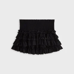 Lisa for Kith Women Mariko Mesh Ruffle Mini Skirt