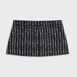 Lisa for Kith Women Nari Studded Denim Mini Skirt
