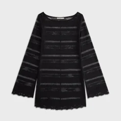 Lisa for Kith Women Odette Logo Lace Mini Dress