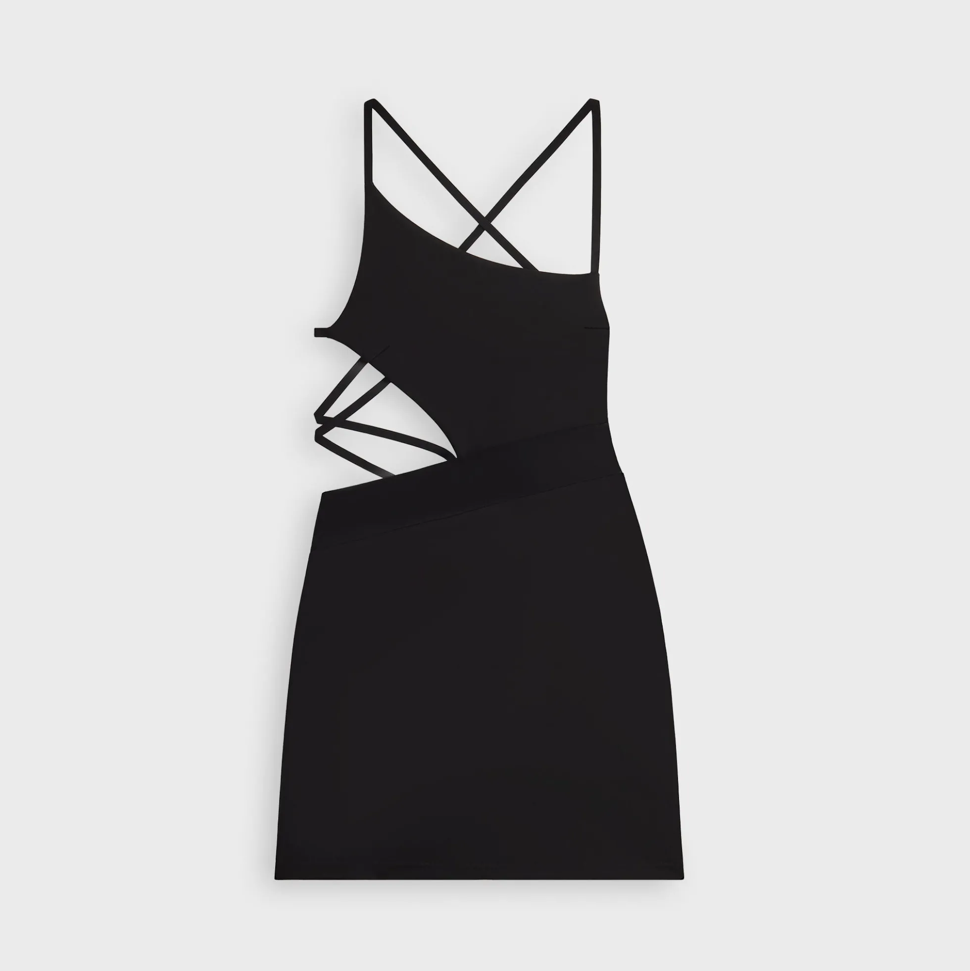 Lisa for Kith Women Voyez Asymmetrical Strap Mini Dress