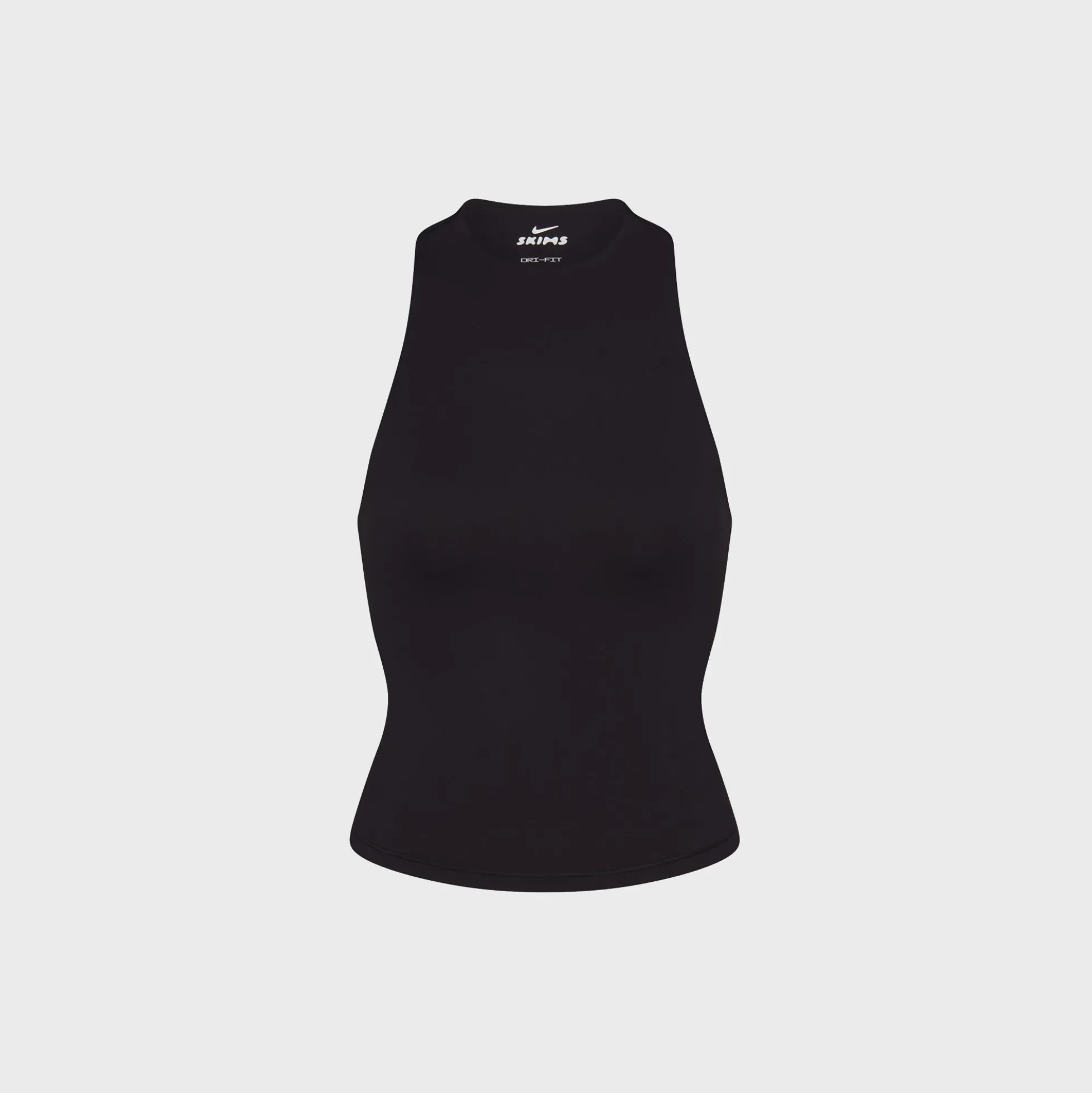 Matte Mock-Neck Racerback Tank Top