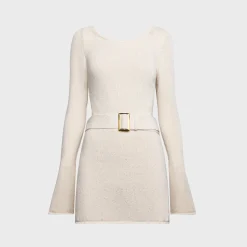 Maya Long Sleeve Mini Belted Dress