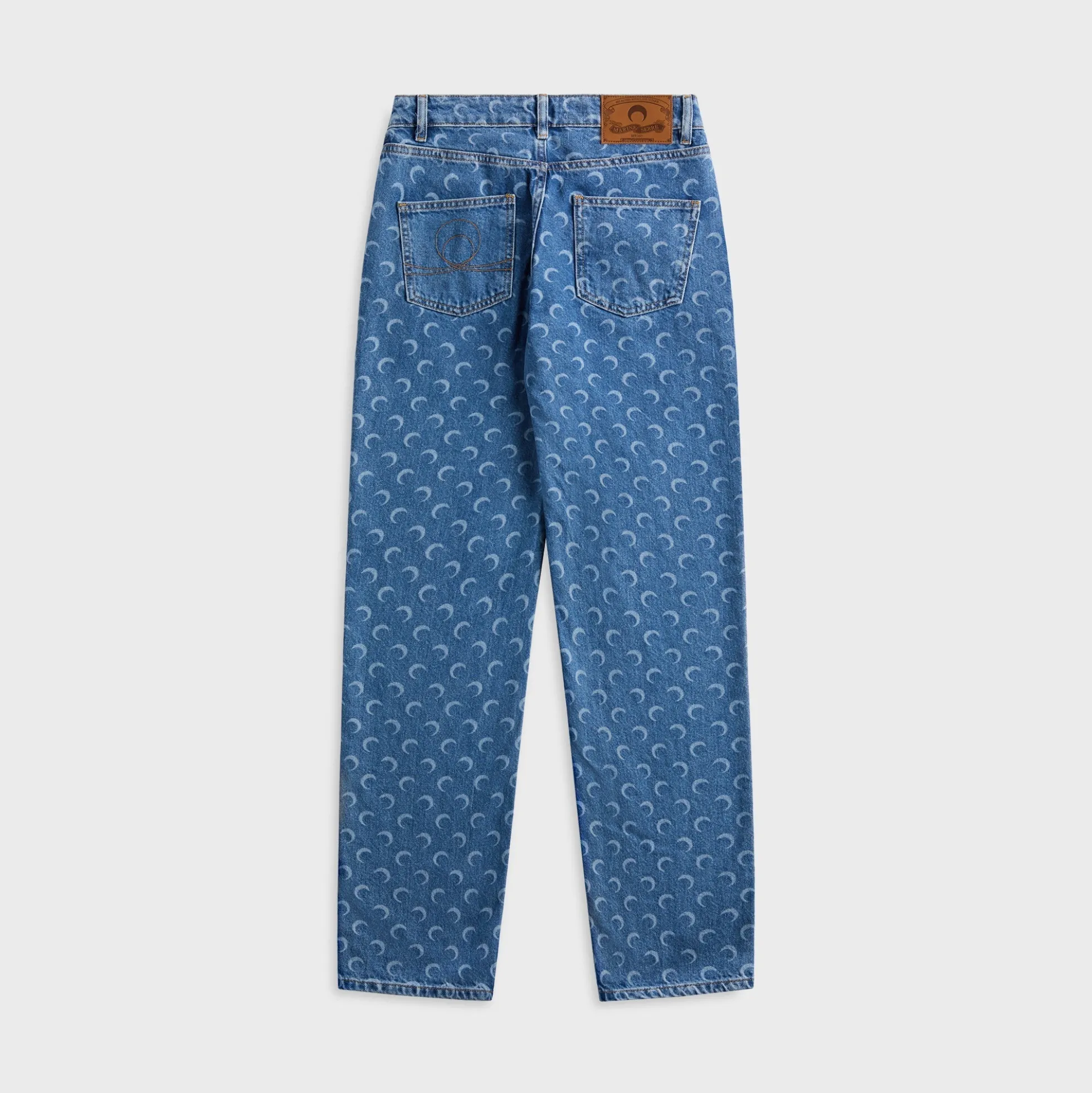 Moon Laser Blue Wash Denim Jean