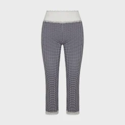 Nikki Gingham Capri Pant