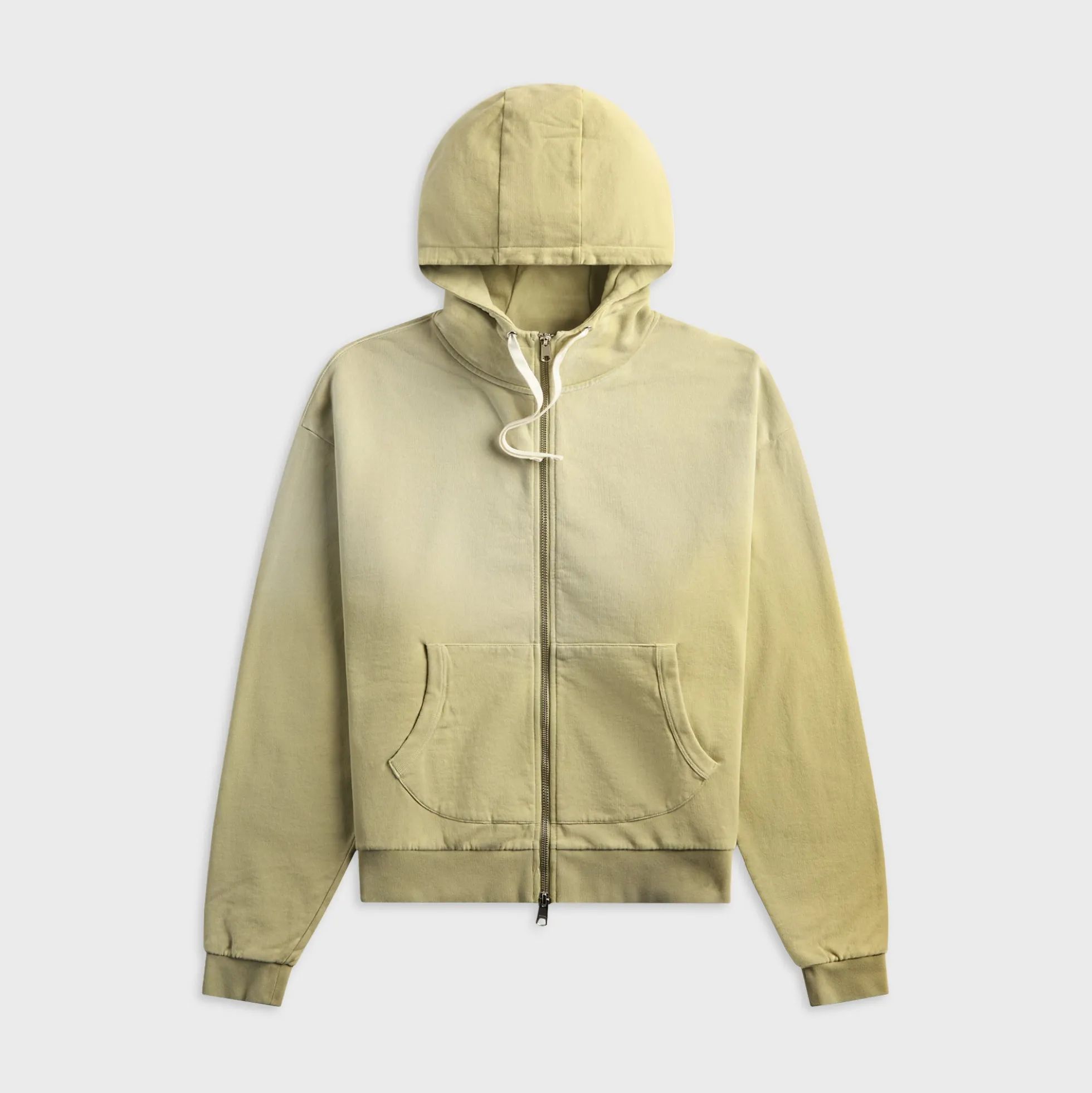 Padded Elbow Zip-Up Hoodie