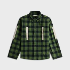 Plaid Split Shirt