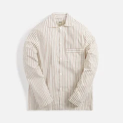 Poplin Long Sleeve Pajama Shirt