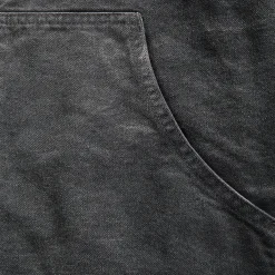 Product Dyed Organic Cotton Duck Short Zip Parka