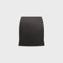 Reflective Mid Rise Midi Skirt