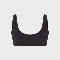 Ribbed Seamless Micro-Scoop Bra