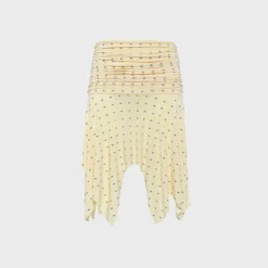 Sandor Asymmetric Jersey Midi Skirt