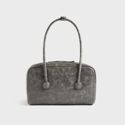 Soft Boston Two Tone Cracked Bag