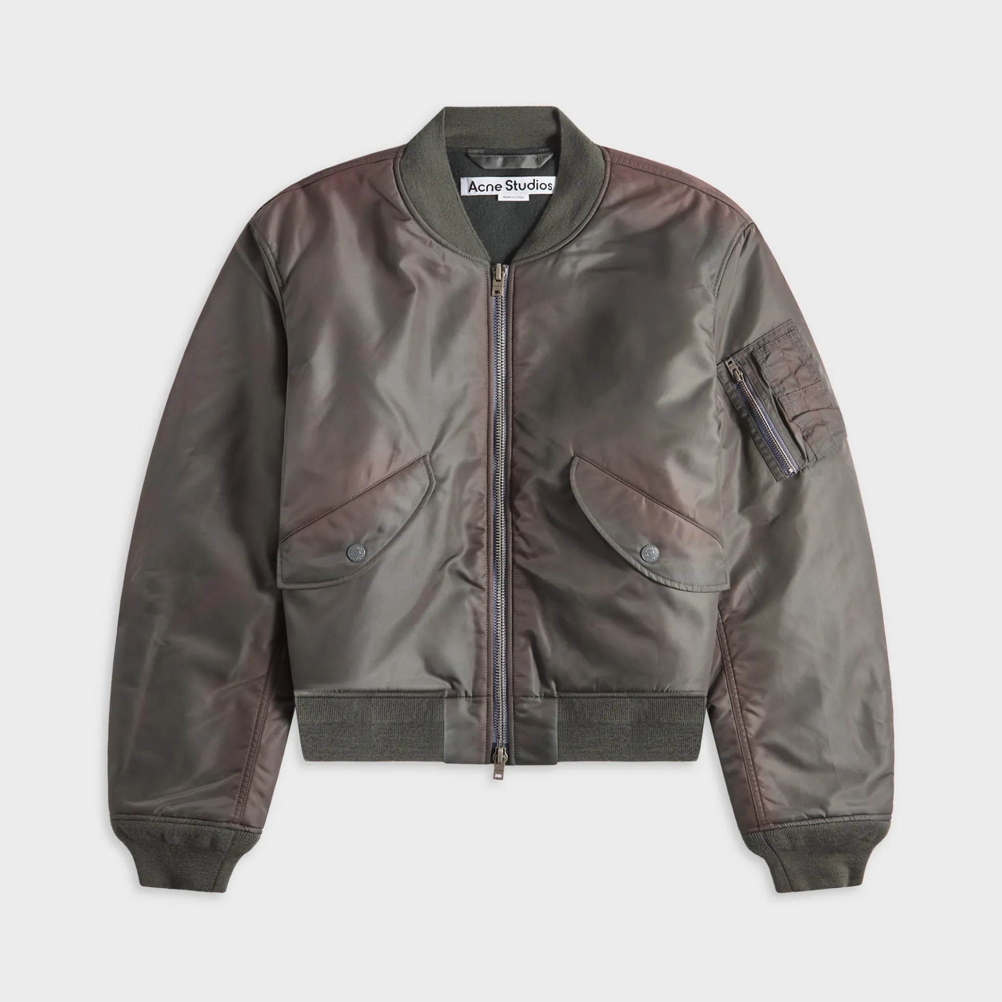 Washed Bomber Jacket