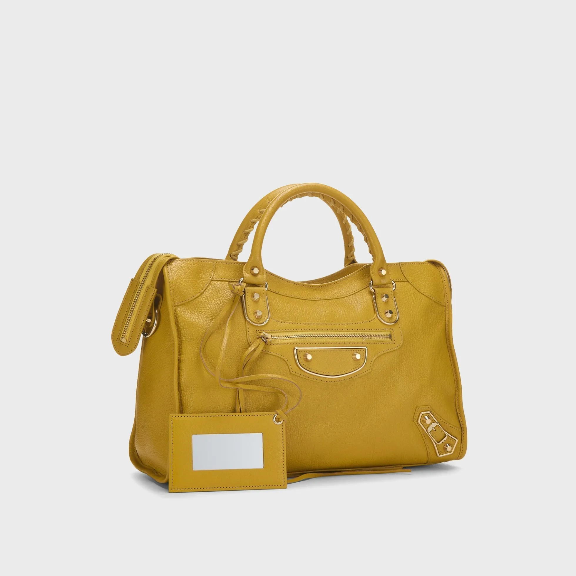 WGACA Balenciaga Chevre Metallic Edge Classic City Bag