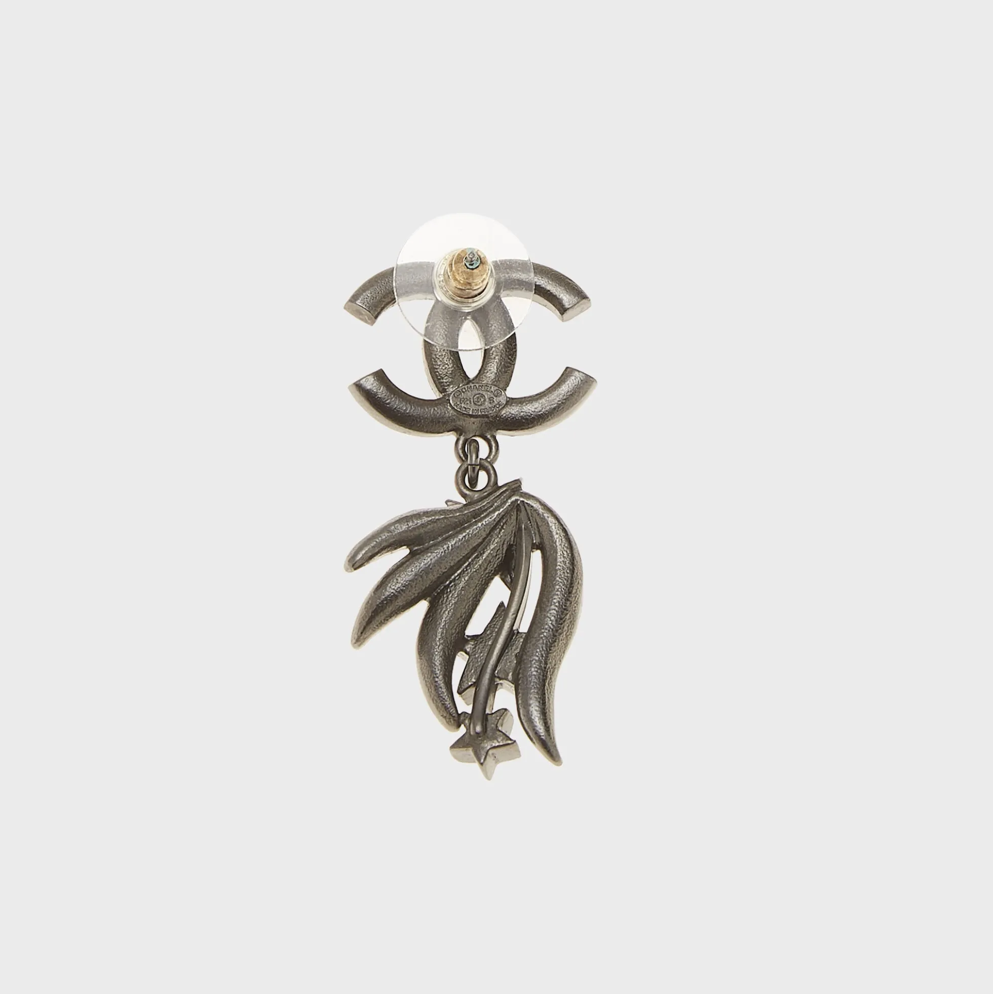WGACA Chanel Crystal CC Stars Earrings
