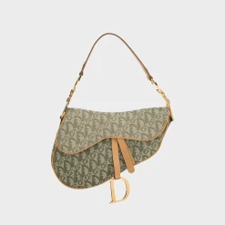 WGACA Dior Green Trotter Saddle Bag